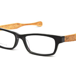 Rectangular Wooden Eyeglasses