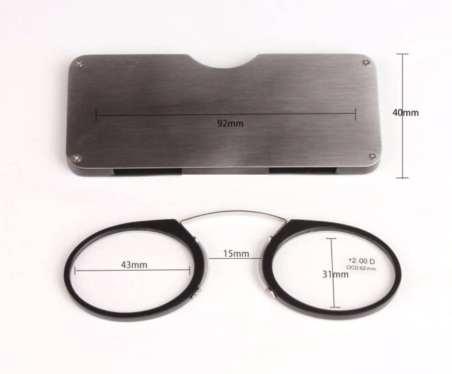 Nose Reading Glasses- SpectaNoz (Pince-Nez)